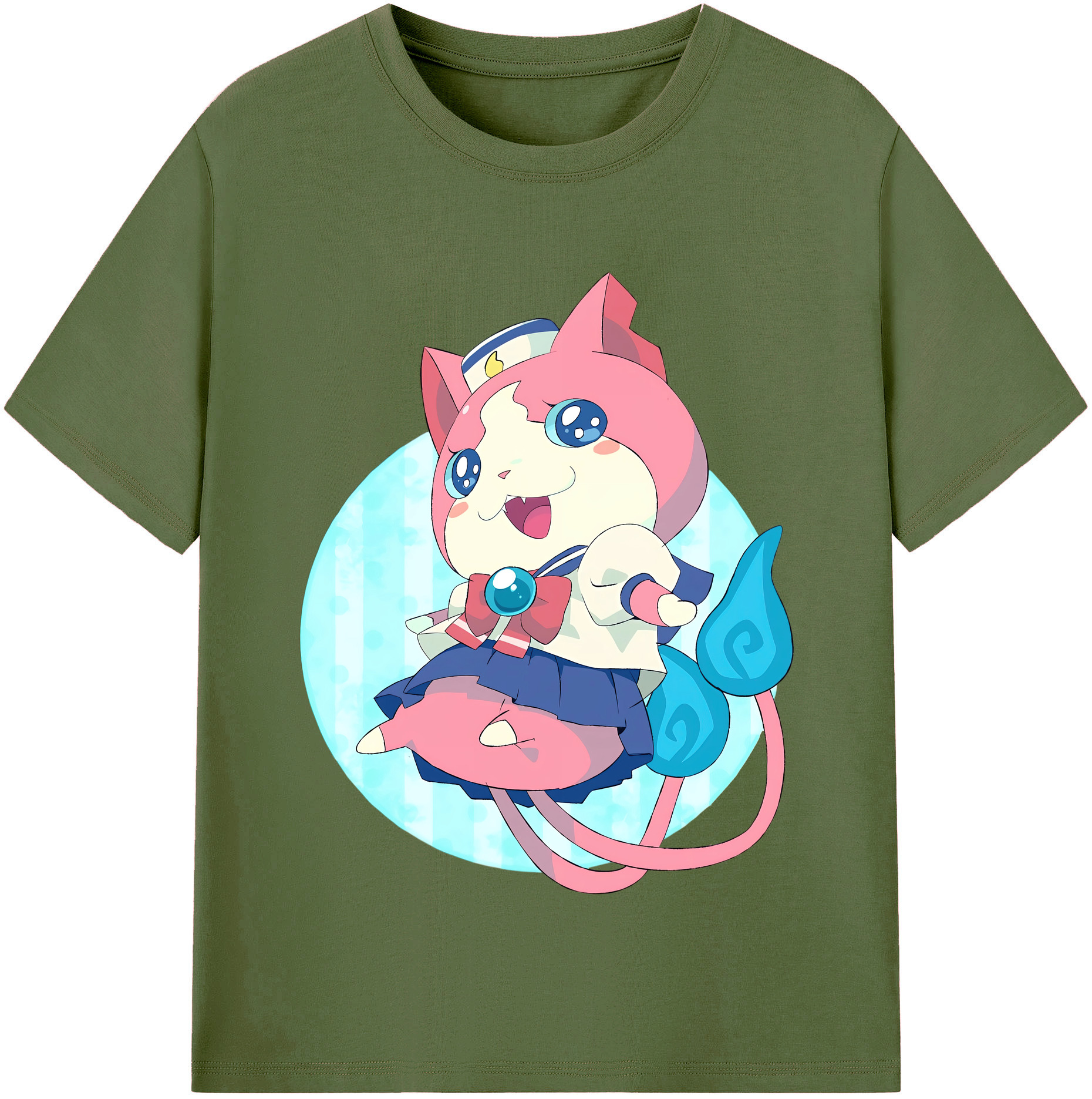 （画像用） 妖怪ウォッチ Yo-kai Watch 綿100％半袖Tシャツ（フロントプリント）